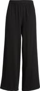 Eileen Fisher Jersey Ankle Wide Leg Pants