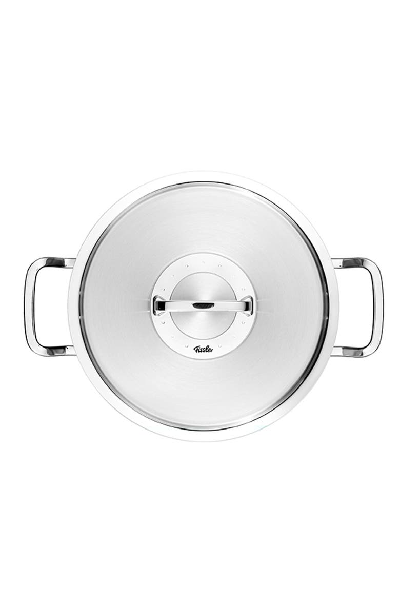 Fissler Original-Profi Collection Stainless Steel Tall Stock Pot with Metal Lid, Alternate, color, Stainless Steel