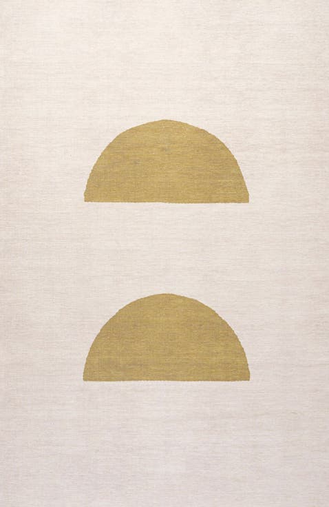 Luola Minimalist Geometric Machine-Washable Area Rug