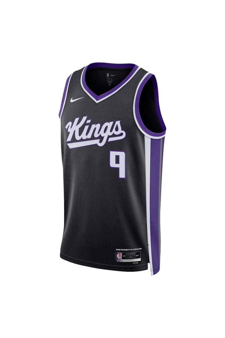Unisex Nike Kevin Huerter Black Sacramento Kings Swingman Jersey - Icon Edition, Alternate, color, Black