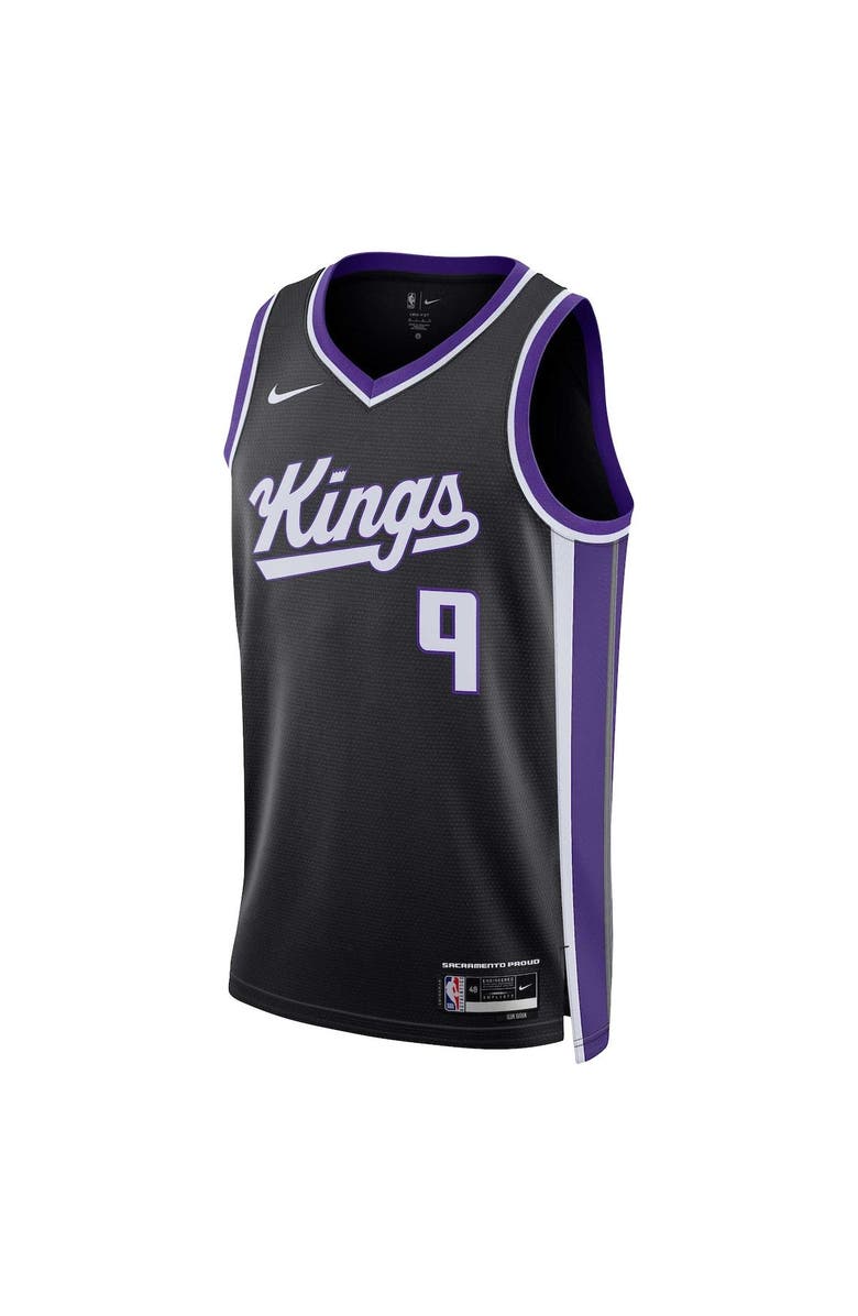 Nike Unisex Nike Kevin Huerter Black Sacramento Kings Swingman Jersey - Icon Edition, Alternate, color, Black