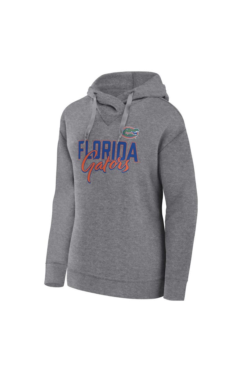 FANATICS Women's Fanatics Heather Gray Florida Gators Script Favorite Pullover Hoodie, Alternate, color, Heather Gray