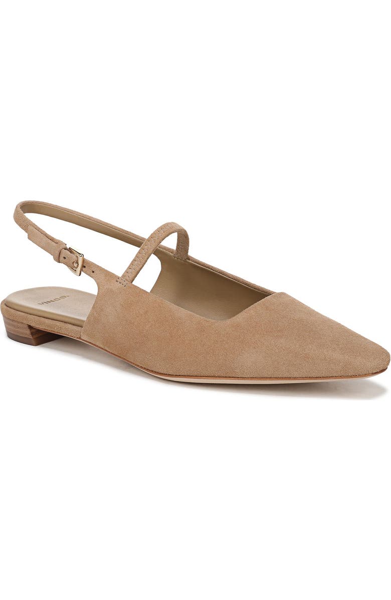 Vince Allie Slingback Pump, Main, color, Dune Suede