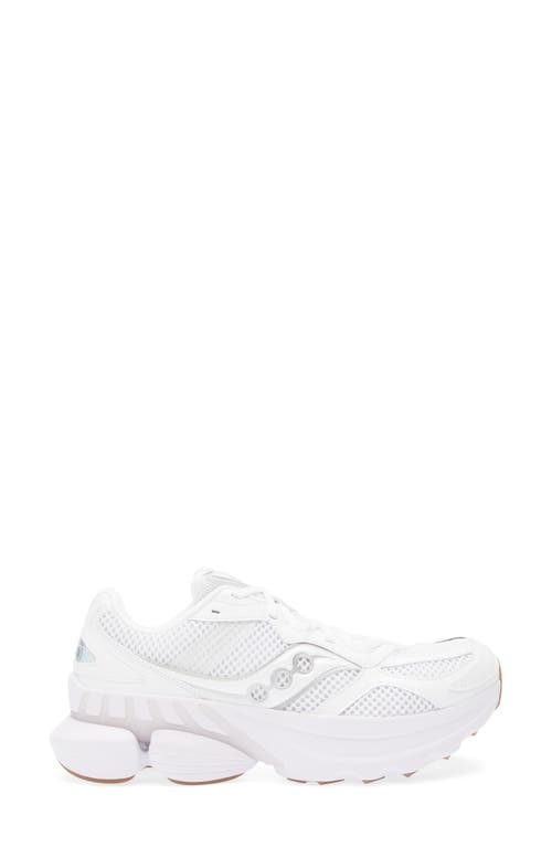 Saucony Grid Nxt Mesh Sneakers In White