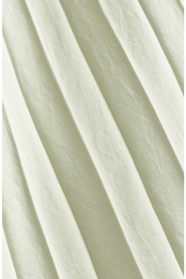 Layla Strapless Pleated Gown, Alternate, color, SPEARMINT