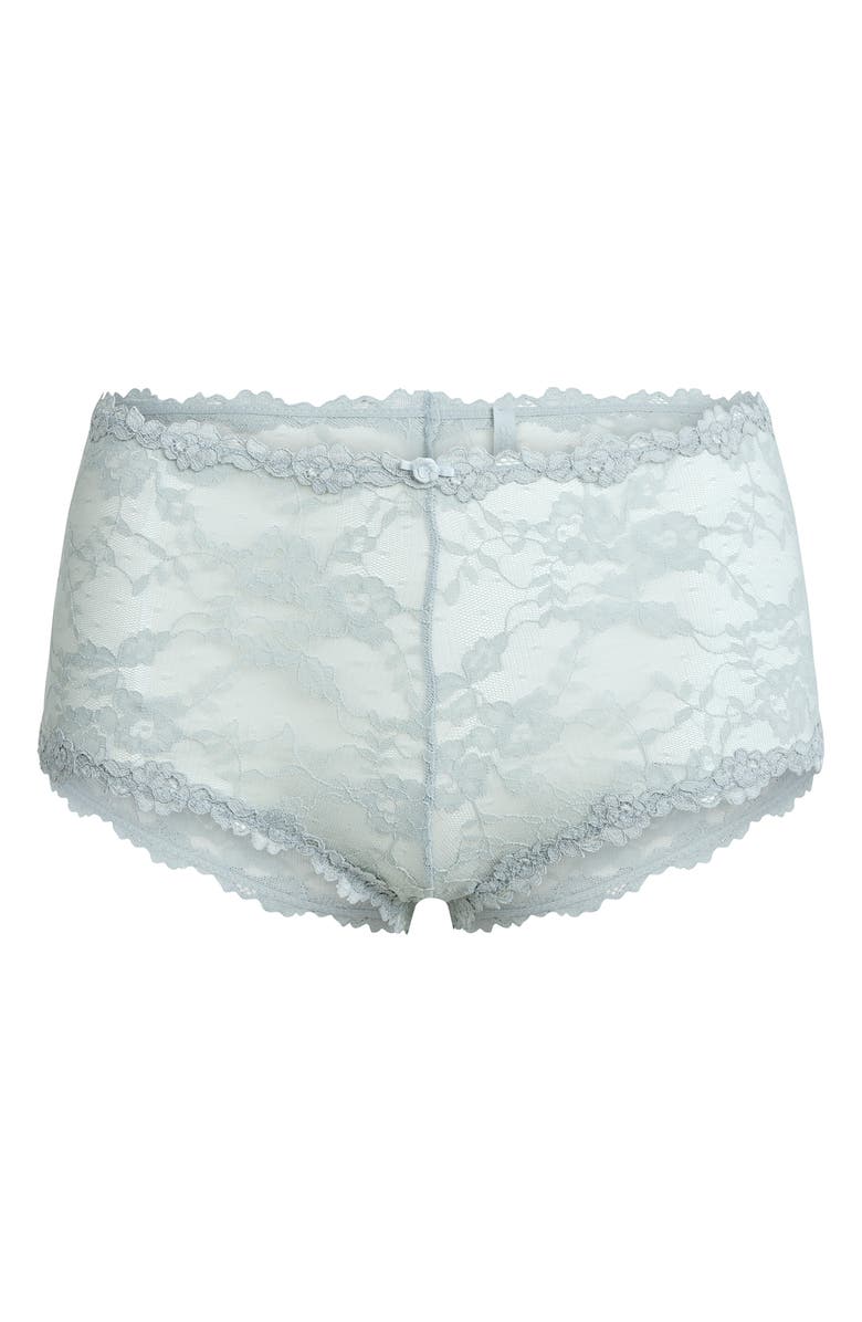 SKIMS Stretch Lace Boy Short, Alternate, color, Mercury