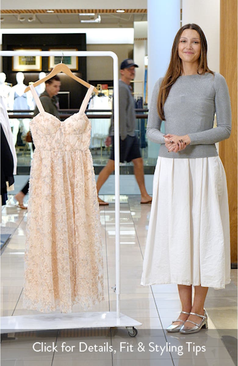 Ruffle Sleeveless Midi Dress, sales video thumbnail