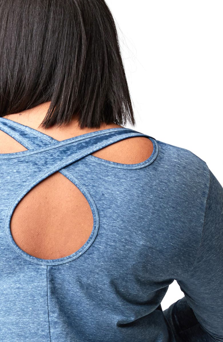 Threads 4 Thought Selena Long Sleeve Burnout Tunic Top, Alternate, color,