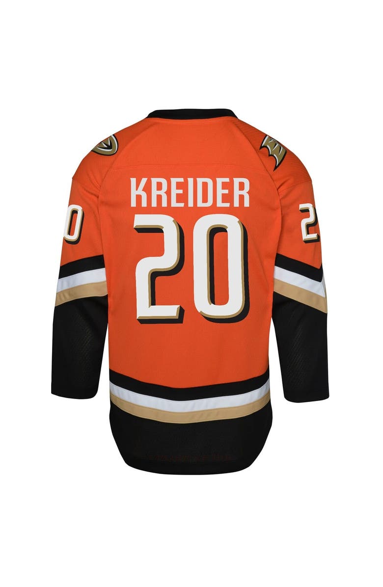 Outerstuff Youth Outerstuff Chris Kreider Orange Anaheim Ducks Home Replica Jersey, Alternate, color, Orange