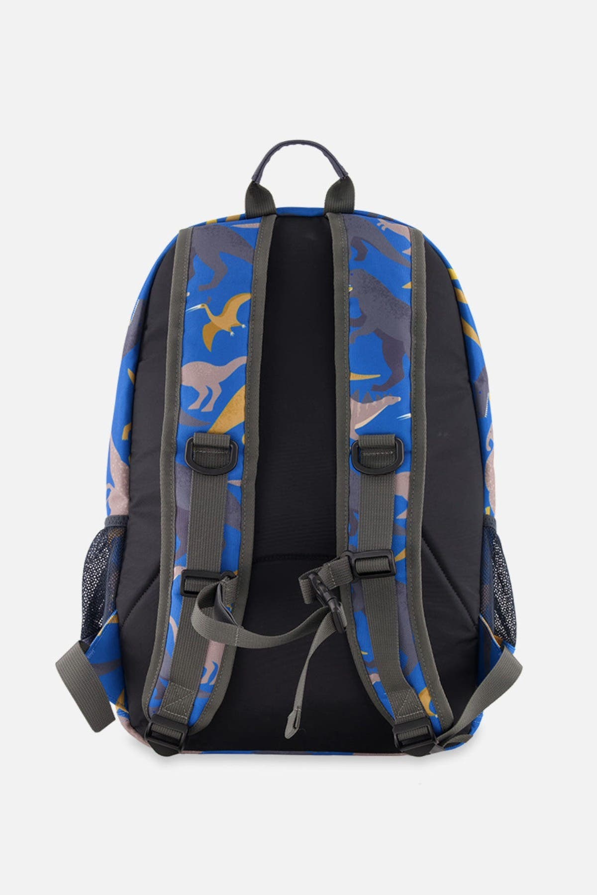 Deux par Deux Dinosaur Durable Spacious Organized Backpack, Alternate, color, Blue Dinosaur Print