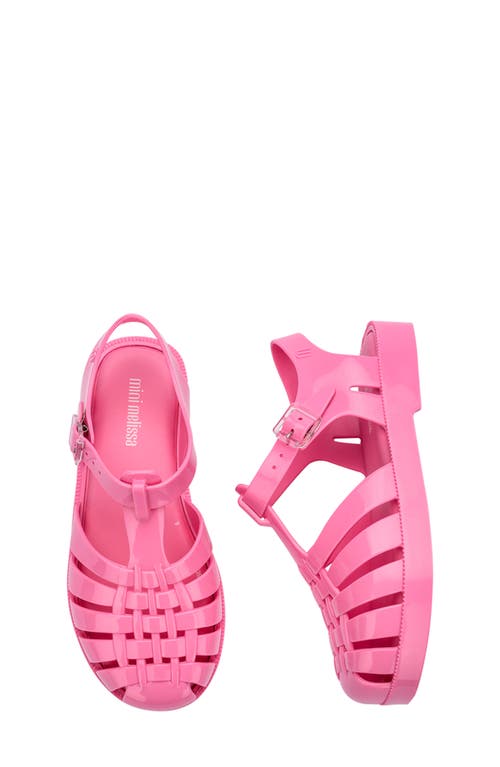 Mini Melissa Possession Fisherman Sandal In Light Pink