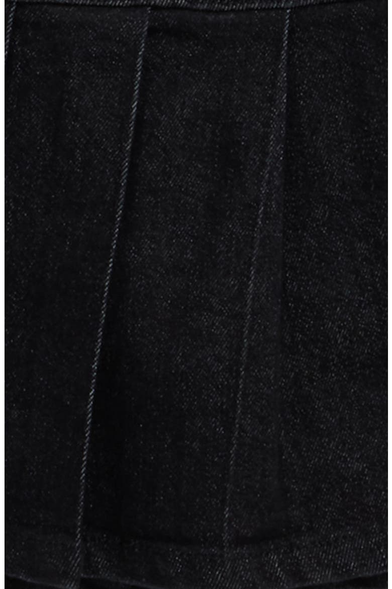 Kids' Pleated Skort, Alternate, color, BLACK