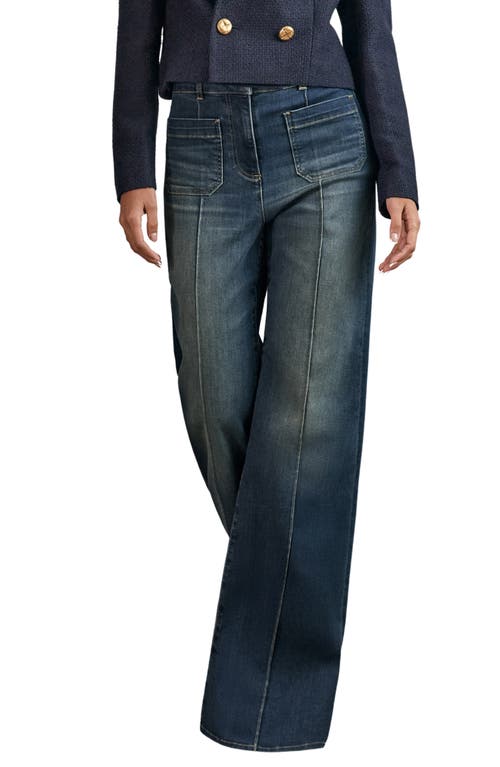 Reiss Sakura Flare Jeans In Multi