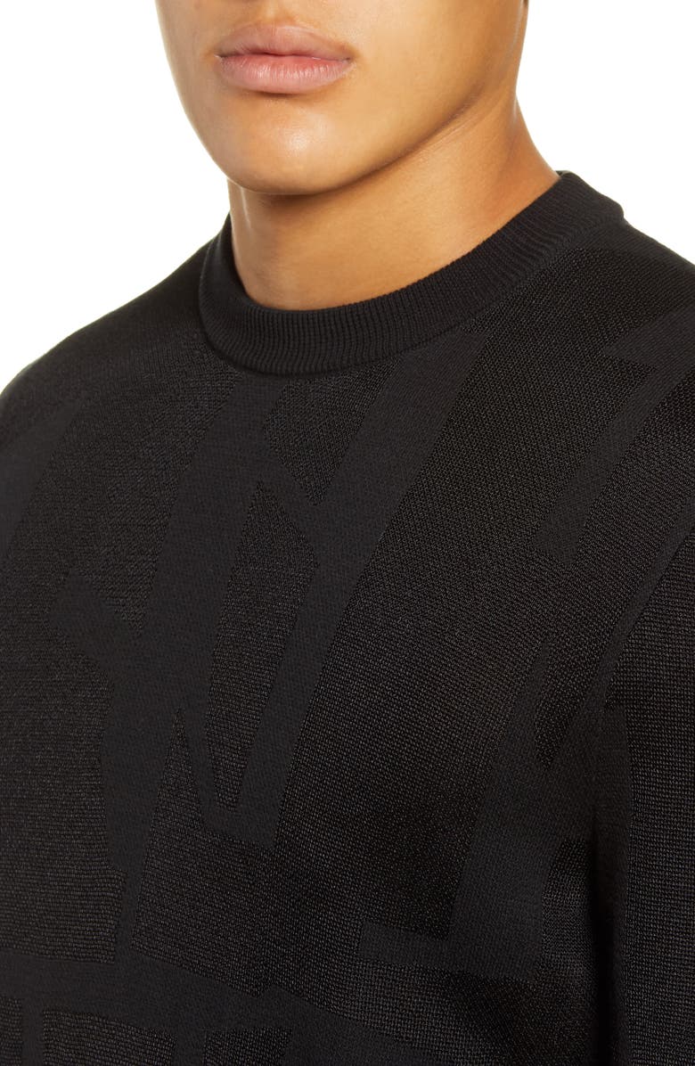 BOSS Garriso Slim Fit Jacquard Sweater, Alternate, color,