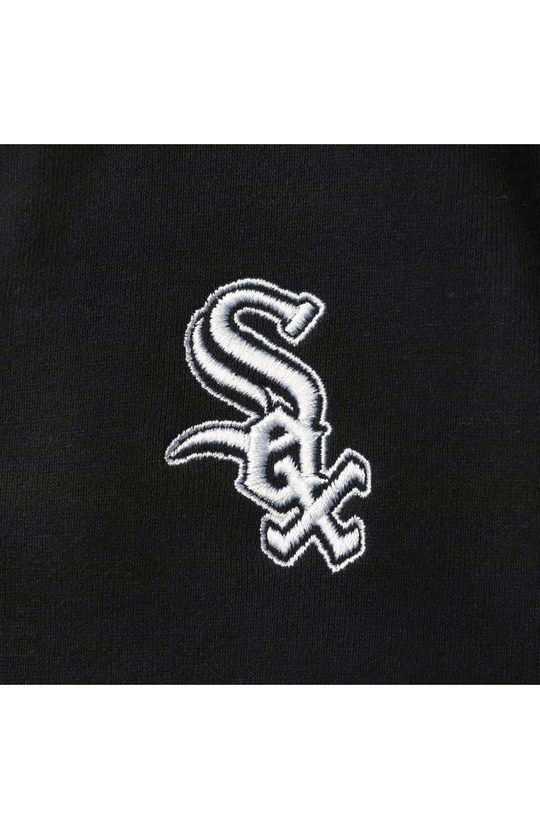 THE WILD COLLECTIVE Women's The Wild Collective Black Chicago White Sox Two-Hit Quarter-Zip Pullover Top, Alternate, color, Black