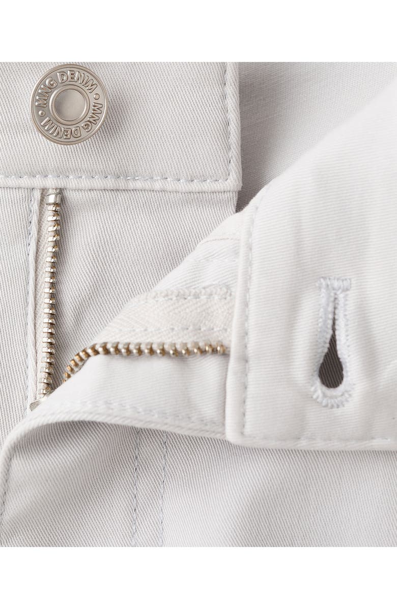 MANGO Regular Fit Straight Leg Jeans, Alternate, color, Ice Grey