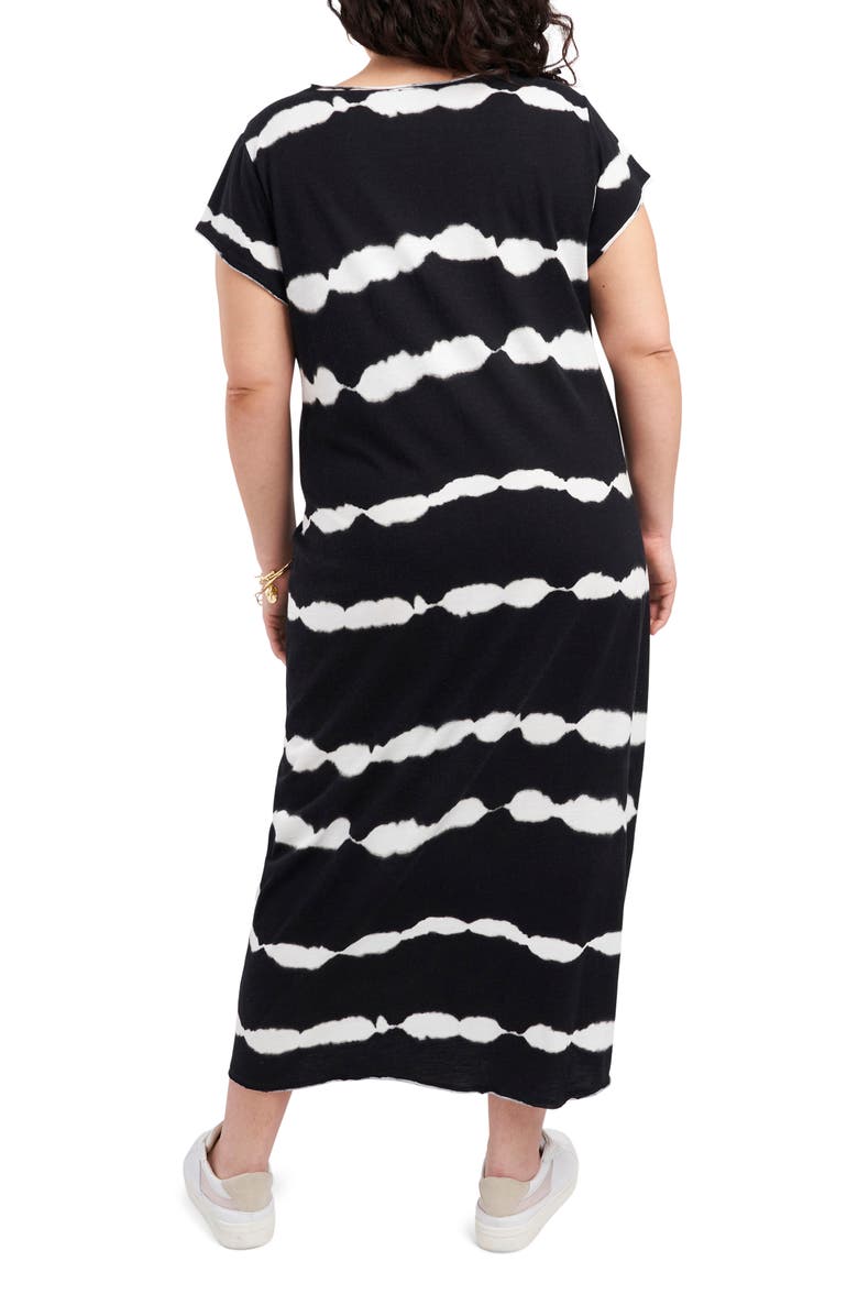 Vince Camuto Tie Dye Cotton & Modal Maxi Dress, Alternate, color,