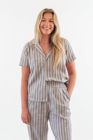 Ace & Jig Tasi Notched Collar Button-up Shirt