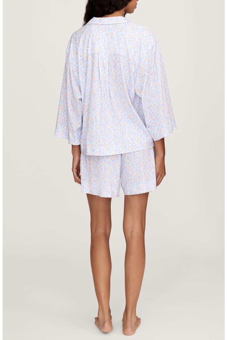 Olivia Pima Cotton Short Pajamas, Alternate, color, WHITE