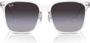 Ray-Ban 57mm Gradient Square Sunglassers