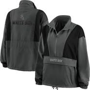 WEAR by Erin Andrews Women's WEAR by Erin Andrews Charcoal Chicago White Sox Packable Half-Zip Jacket