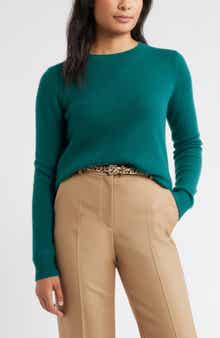 Caslon® Cashmere Crewneck Sweater