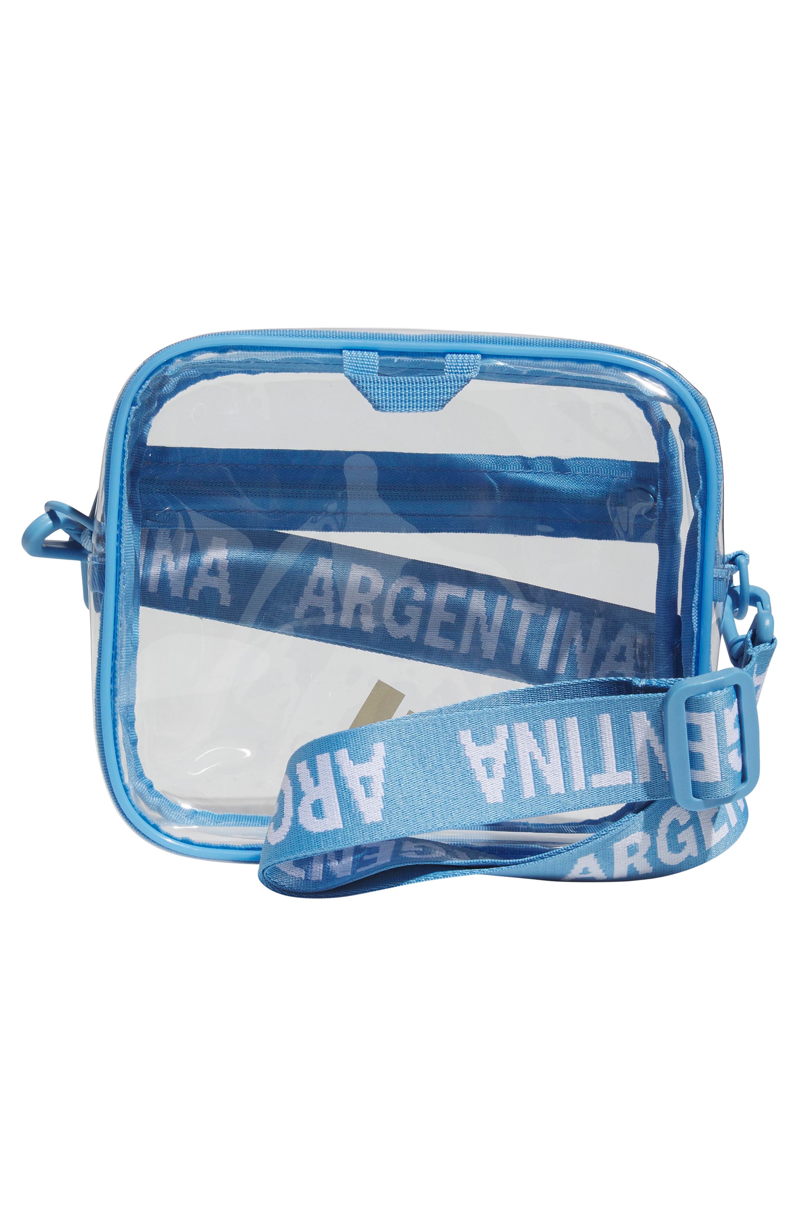 adidas Originals Argentina Clear Crossbody Bag, Alternate, color, 