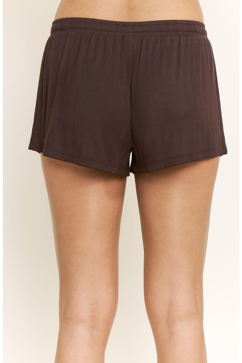 Cloud Modal Sleep Shorts, Alternate, color, CHOCOLATE