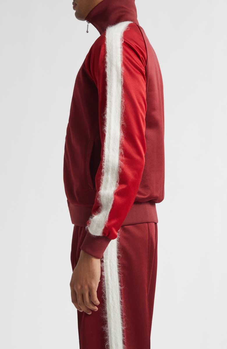 STOCKHOLM SURFBOARD CLUB Monogram Track Jacket, Alternate, color, Cherry