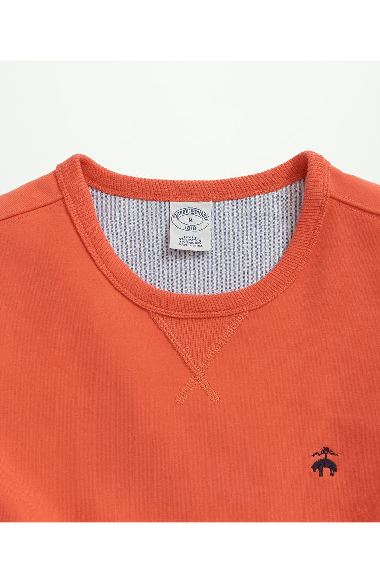 Brooks Brothers Slim Fit Stretch Cotton Sweatshirt, Alternate, color, 