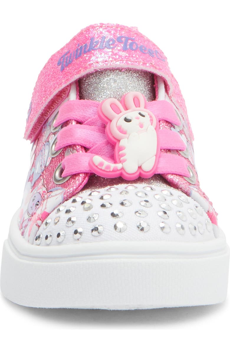 SKECHERS Kids' Twinkle Sparks Kittyverse Light-Up Sneaker, Alternate, color, Pink Multi