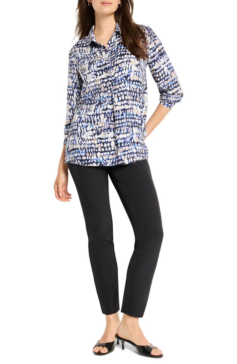 NIC+ZOE Newbury Ankle Slim Pants, Alternate, color, Black Onyx