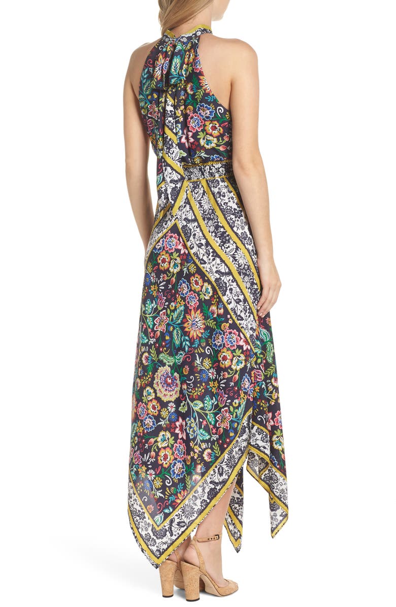 Eliza J Halter Handkerchief Dress, Alternate, color,