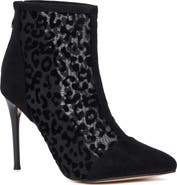 NEW YORK AND COMPANY Charlie Velvet Burnout Bootie