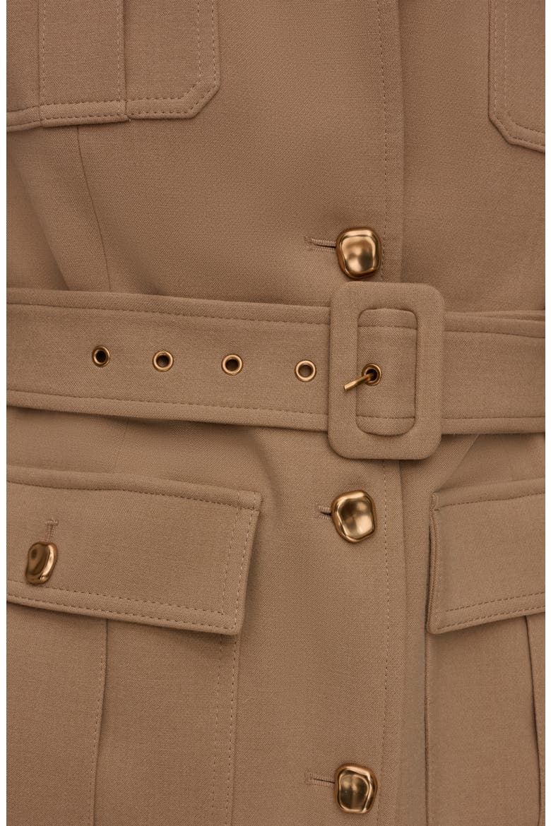 Safari Blazer Jacket, Alternate, color, LIGHT CAMEL