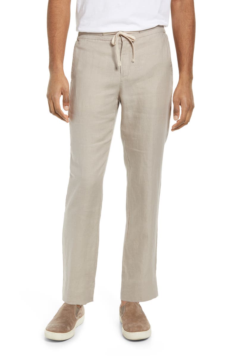 Vince Lightweight Hemp Pants, Main, color, Desert Sand