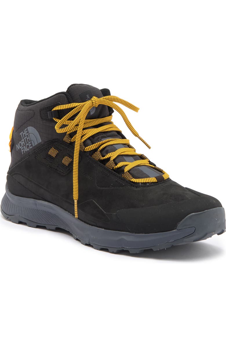 The North Face Cragstone Leather Waterproof Hiking Boot, Main, color,