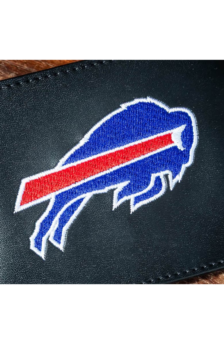 Evergreen Enterprises Buffalo Bills Synthetic Leather Embroidered Bifold Wallet, Alternate, color, Black