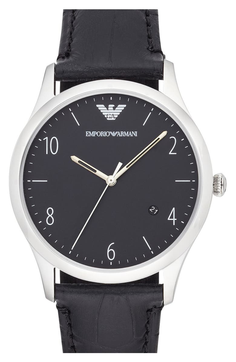 Emporio Armani Round Watch, 41mm, Main, color,
