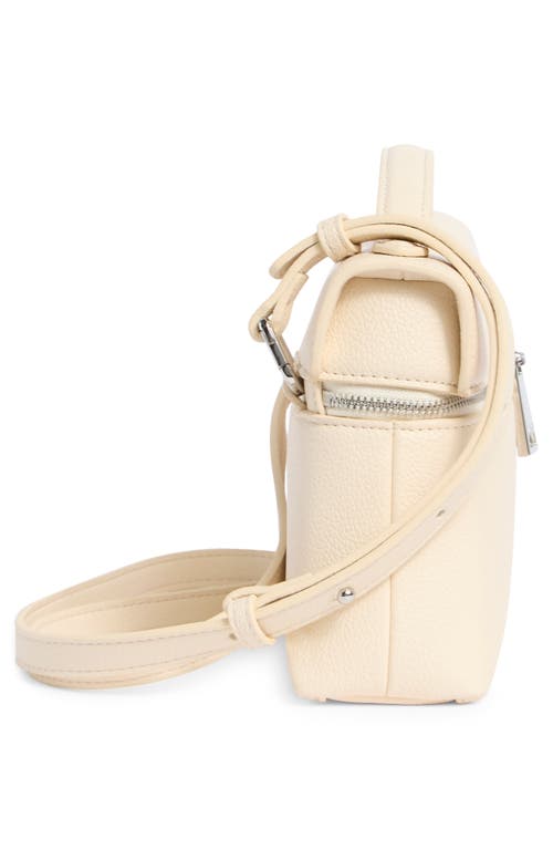 Jw Pei Thea Woven Top Carry Handle Crossbody Bag In White