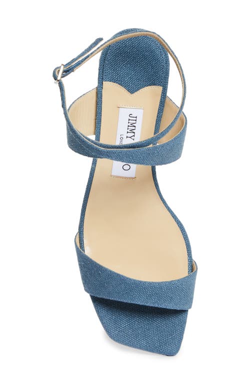 Shop Jimmy Choo Jago Ankle Strap Sandal In Denim