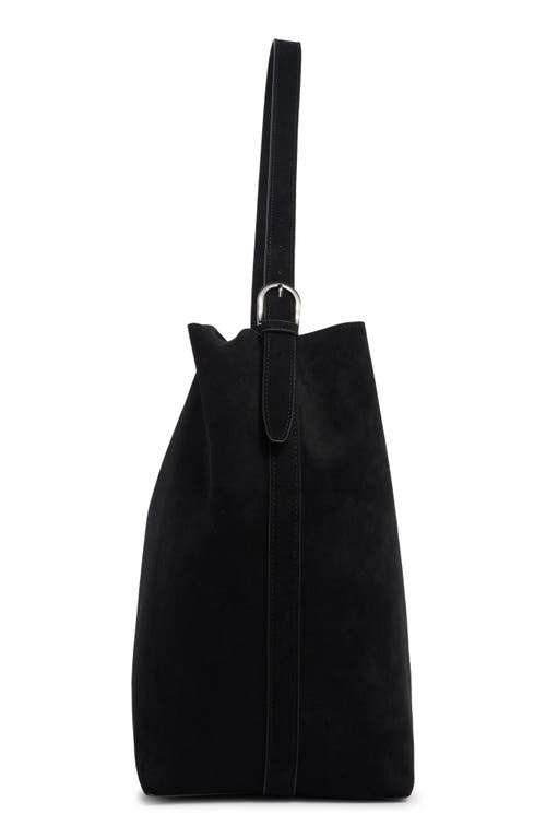 Bcbg Slouchy Bucket Shoulder Bag With Pouch In Black