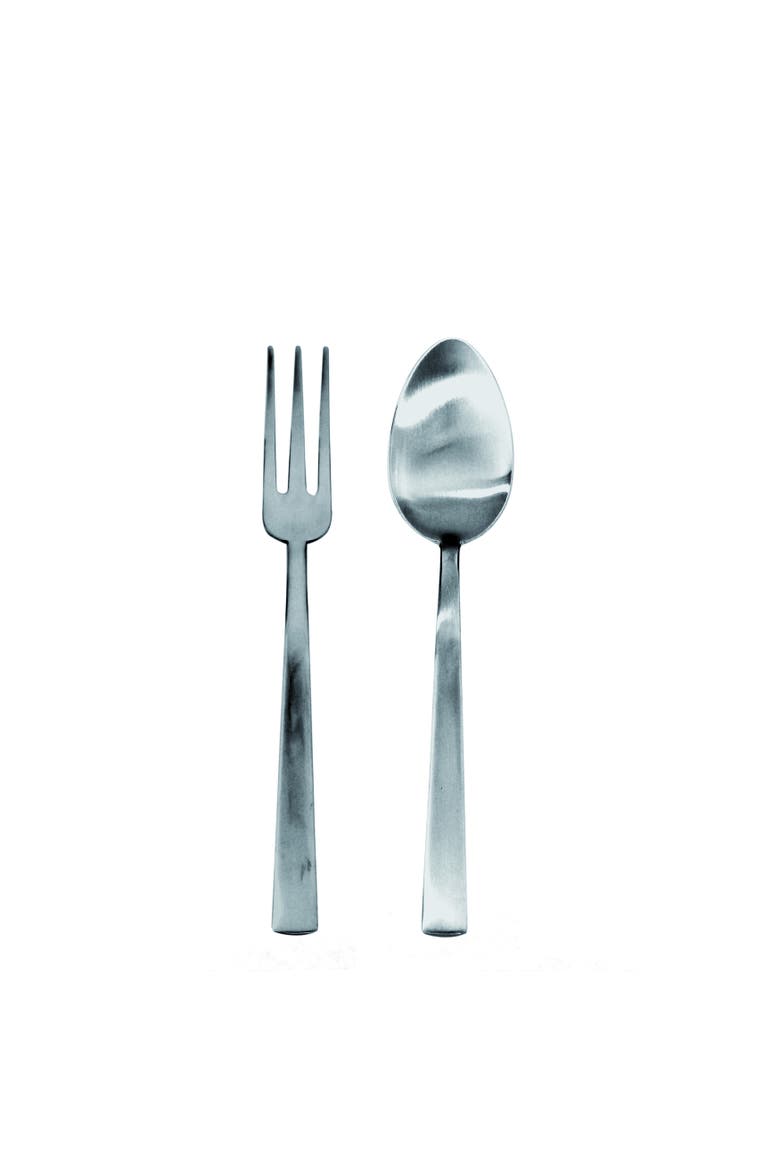 Levantina Serving Set - 2 Pieces, Main, color, Ice Silver