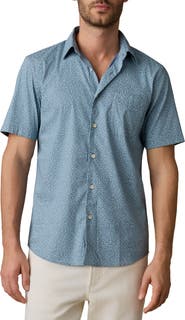 Faherty Movement Monterrey Short Sleeve Button-Up Shirt
