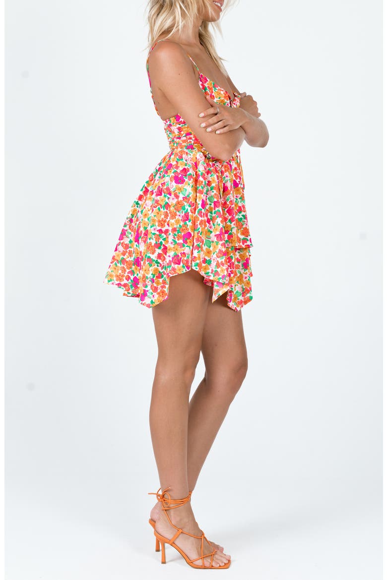 Barrette Floral Minidress, Alternate, color, FLORAL LOW IMPACT