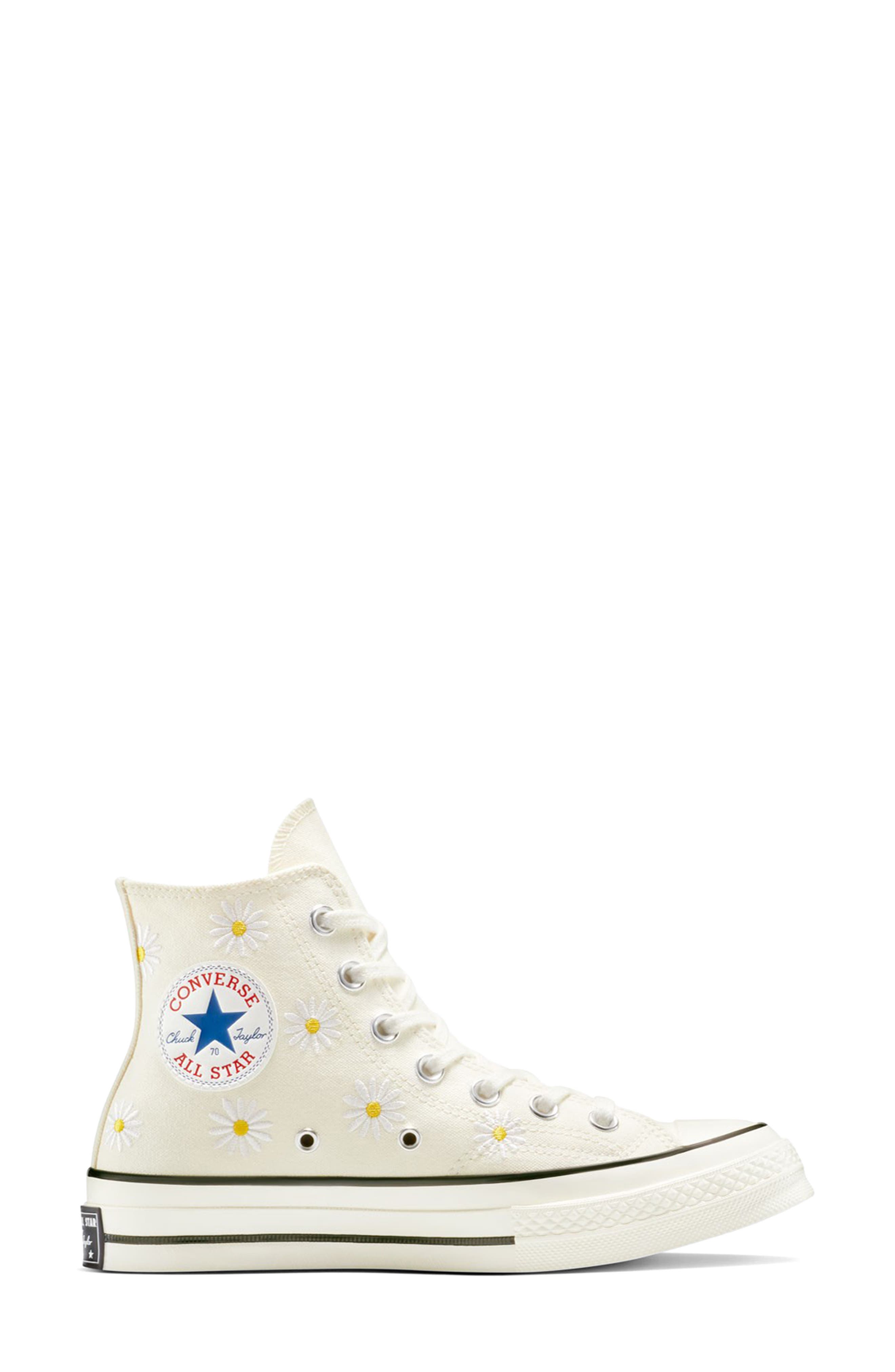 Converse Chuck 70 Canvas High Top Sneaker, Alternate, color, Egret/ White/ Black