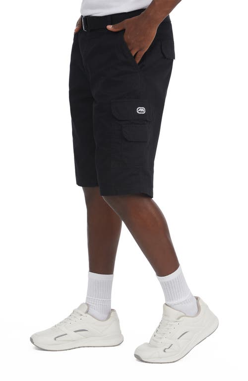 Ecko Unltd . The Lead Belted Cargo Short In Black