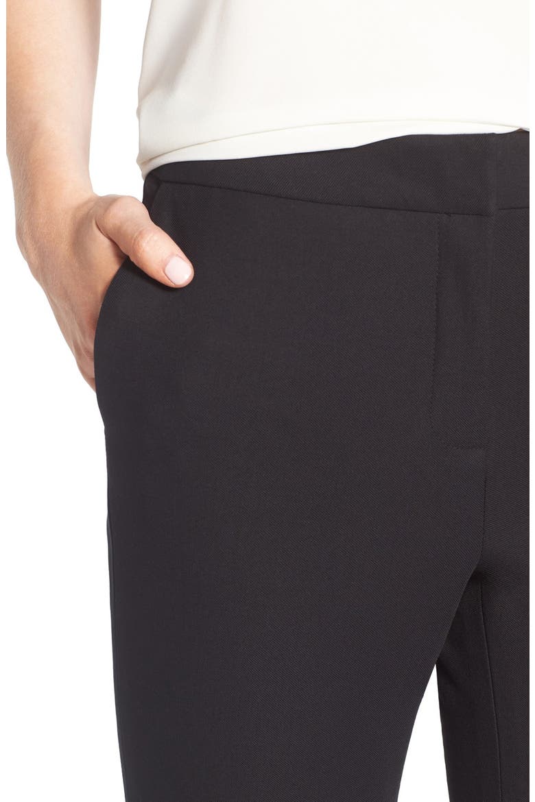 Crop Flare Pants, Alternate, color, BLACK