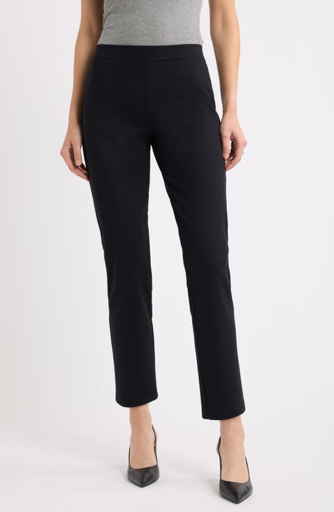 High Waist Ankle Skinny Ponte Pants