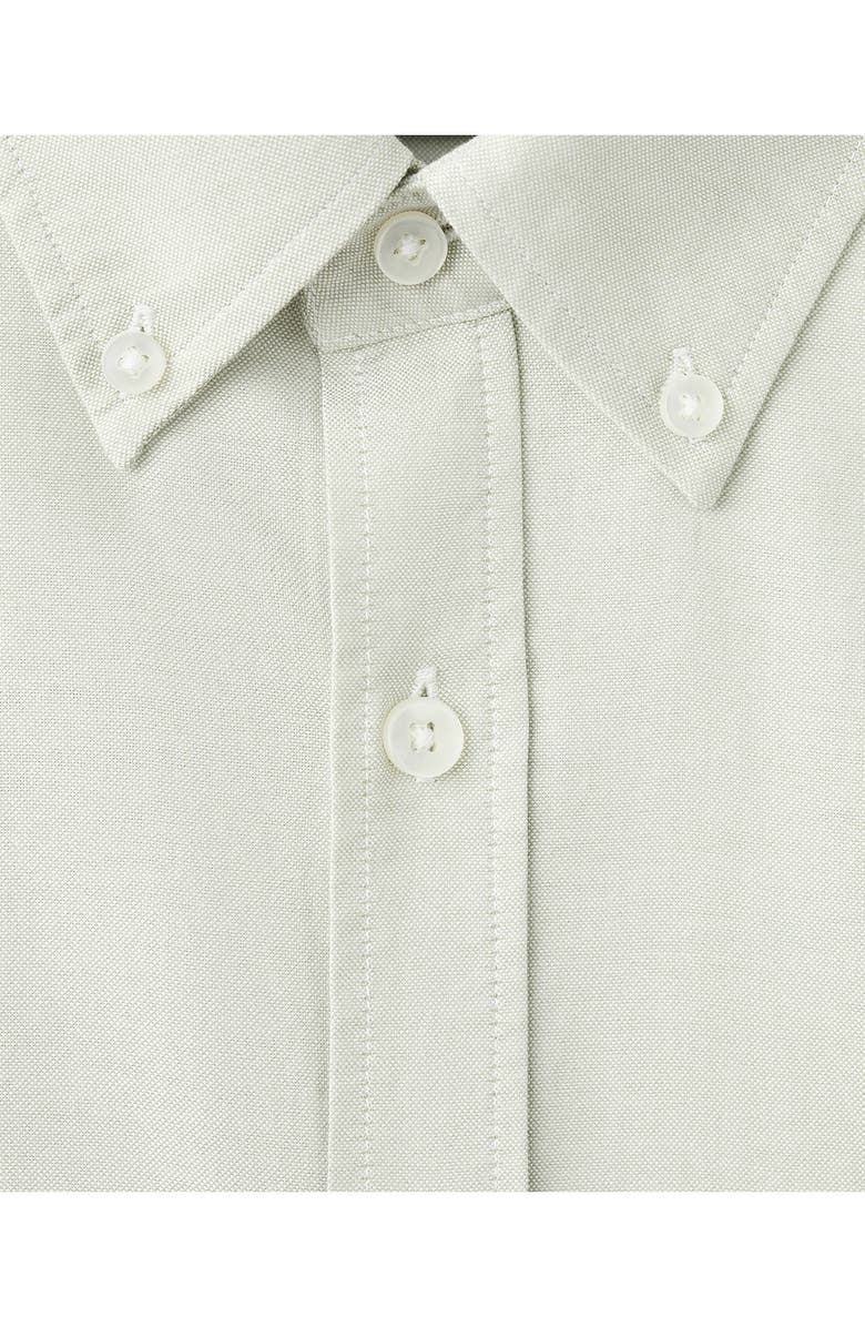 MANGO Regular Fit Oxford Button-Down Shirt, Alternate, color, Pastel Green